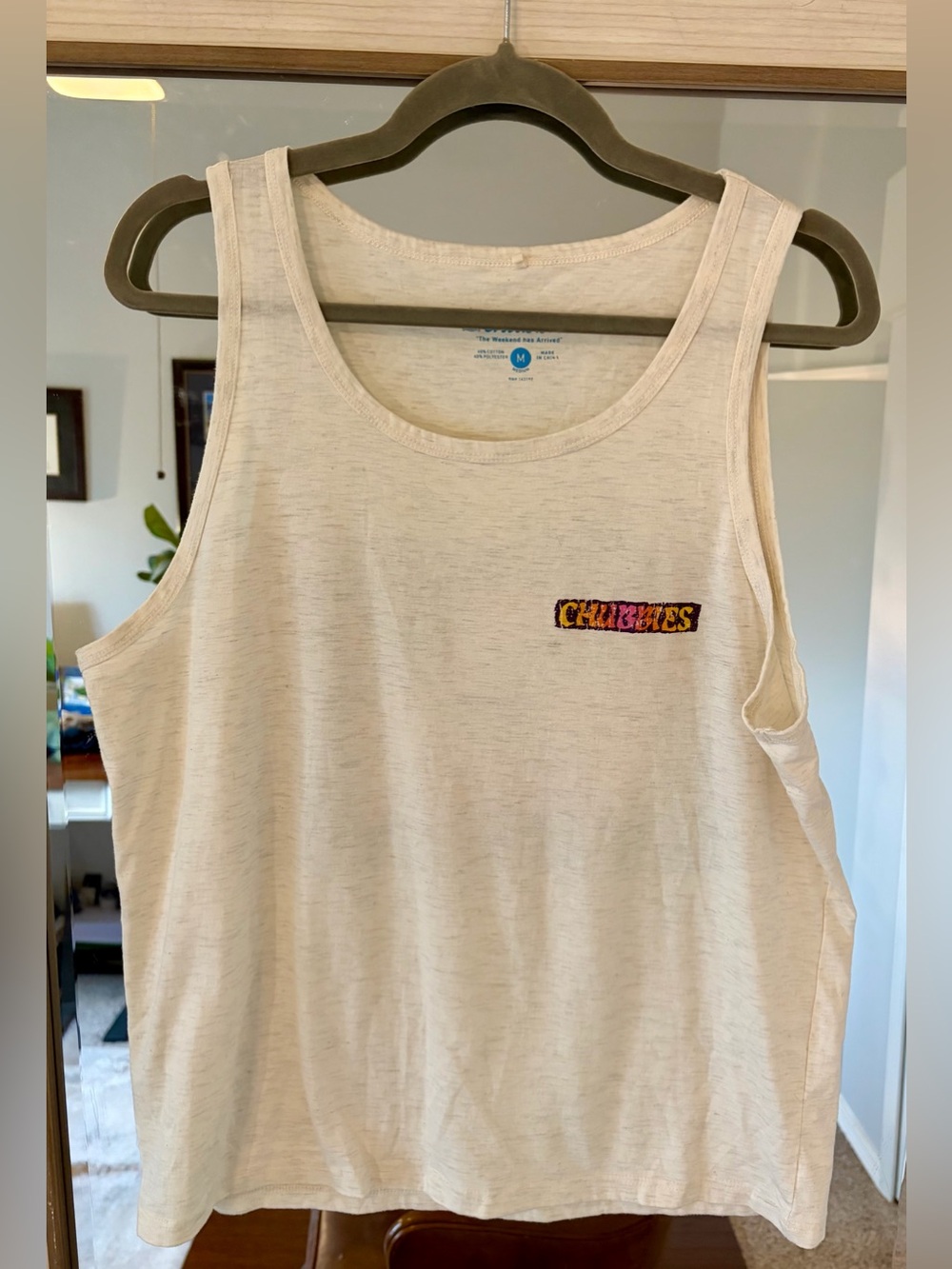 Chubbies Surf Lovers The Wind Slammer Tank Top Size Medium